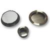 BricoShopping set MANIGLIE per PORTA interna in legno A SCOMPARSA SCORREVOLE KIT senza SERRATURA ad INCASSO GANCIO nottolino cieca rotonda bocchetta oro acciaio (Tondo S/S, Bronzo)