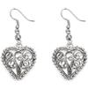 Vestopazzo orecchini cuori tirolesi placcati in argento.Lavorazione artigianale.Nickel tested.Unisex
