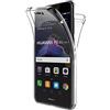 AICEK Cover Huawei P8 Lite 2017, 360° Full Body Cover P8 Lite 2017 Silicone Case Molle di TPU Trasparente Sottile Custodia per Huawei P8 Lite 2017