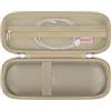 BOVKE Custodia da Trasporto per Beats Pill - Altoparlante Bluetooth portatile, Nuova Borsa Porta Altoparlanti Wireless Beats Pill con Tasca Extra in Rete per Cavi di Ricarica, Accessori, Oro Champagne