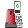 DORO - Doro 2820 - Cellulare Per Anziani - Cellulare a Conchiglia 4G sbloccato - Tasti Grandi a Risposta Vocale - Fotocamera - Bluetooth - Tasto Di Assistenza - Base Per Ricarica Inclusa