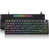 Womier Tastiera M68 HE V2 60% con trigger rapido, tastiera topografica da gioco effetto Hall, tastiera meccanica RGB personalizzata cablata con interruttore magnetico, copritasti in PBT per Mac/Win
