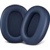 SOULWIT Cuscinetti Auricolari di Ricambio per Sony WH-1000XM6(WH1000XM6) con Cancellazione del Rumore Cuffie, Padiglioni in Morbida Pelle Proteica e Schiuma Memory Ad Alta Densità - Blu Notte