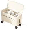 Generic Scatola organizer per cavi, da tavolo, con ruota, per riporre i cavi di ricarica da tavolo, per la casa, gestione ordinata dei cavi, facile accesso, design multiuso, accessorio per la casa per