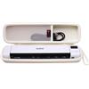 XANAD Custodia rigida per Brother DS-640 / DS-740D / DS-940DW /DS-720D/Doxie Go SE Duplex Mobile Document Scanner (crema) interno: 32,5 x 7,1 x 5,3 cm
