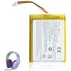 Yaolisin Batteria di Ricambio per Cuffie da 3,7 V 1500 mAh, Compatibile con le Cuffie da Gioco Wireless Logitech G733 / G735 Lightspeed, Batteria Agli Ioni di Litio 533-000181