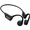 MANKIW Cuffie Conduzione Ossea, Auricolari Conduzione Ossea Bluetooth 5.3, Wireless Cuffie Bluetooth Sport IPX5 per Fitness, Corsa, Guida, Camminata