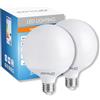 Sigmaled lighting - 2x Lampadina LED Globo G120 E27 20W 2200 lm, Bianco Caldo 2800K, CRI>80, Equivalente 170W, Ø120 mm, Risparmio Energetico, Non Dimmerabile