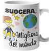 Colorfamily tazza mug Suocero sei la migliore del mondo idea regalo per il Suocero