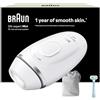 Braun Silk·Expert Mini Epilatore Luce Pulsata Smart, Epilazione Laser Peli Donna a Casa, Riduzione Permanente dei Peli, con Pochette, Rasoio Gillette Venus, Pl1114