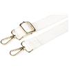 YMYGCC 2 pezzi 1.3M tracolla lunga moda ampia di ricambio for borse borsa for accessori messenger donna in nylon(TypeA-White-null)