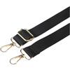 YMYGCC 2 pezzi 1.3M tracolla lunga moda ampia di ricambio for borse borsa for accessori messenger donna in nylon(TypeA-Black-null)