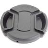 vhbw copriobiettivo 43 mm compatibile con Voigtländer Nokton 35 mm F1,4 fotocamera - plastica nero, presa interna