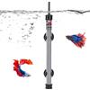 hygger Riscaldatore per Acquario sommergibile Riscaldamento Regolabile per Acquario con regolatore di Temperatura Display a LED Piccolo riscaldatore per Acquario Fino a 40-80 Litri (100 W)