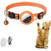 SWHC Localizzatore GPS per Gatto, Collare per Cani Senza Abbonamento | Cat Tracker con Posizionamento Ausiliario, Cronologia delle posizioni, Compatibile con IOS & Android, IPX5 impermeabile