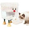 Generico Erogatore d'acqua automatico per cani - Fontana Automatica per Gatti con e Faccina Sorridente | Distributore d'Acqua per Animali ad Alta Capacità | Ideale per Interni, Ufficio, Camera da, Soggiorno,
