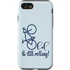 LINE ART AESTHETIC MINIMALIST Custodia per iPhone SE (2020) / 7/8 Papà ciclista anziano - Nonno bicicletta Ciclismo