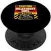 Pattinatore Quad Skate Roller Rink Rats Roller Derby Girl rotelle Derby Quad Pattini da discoteca PopSockets PopGrip Adesivo