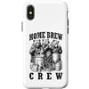 Grandio Design Beer & Alcohol Lover Drin Custodia per iPhone X/XS Home Brew Crew Bears Birra artigianale Birra Brewmaster divertente
