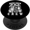 Grandio Design Beer & Alcohol Lover Drin Home Brew Crew Bears Birra artigianale Birra Brewmaster divertente PopSockets PopGrip Adesivo