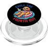 Doodle pup fourth july fireworks patriot Chill The Fourth Out Goldendoodle Dog Patriotic PopSockets PopGrip per MagSafe