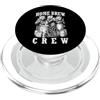 Grandio Design Beer & Alcohol Lover Drin Home Brew Crew Bears Birra artigianale Birra Brewmaster divertente PopSockets PopGrip per MagSafe