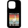 Funny Silly Goose Custodia per iPhone 15 Pro Oca stupida sul sciolto