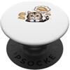 Pierogi Cat Lover Gifts Pierogi Cat Lover Owner PopSockets PopGrip Adesivo