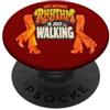 Rhythm Revival Collective La vita senza ritmo è solo una passeggiata Retro Disco Groove PopSockets PopGrip Adesivo