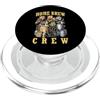 Grandio Design Beer & Alcohol Lover Drin Home Brew Crew Bears Birra artigianale Birra Brewmaster divertente PopSockets PopGrip per MagSafe