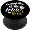 Bridal Party Family Nonno della futura sposa - grande giorno di nozze PopSockets PopGrip Adesivo