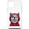 Akita Puppy Lover PS Custodia per iPhone 12/12 Pro Patriot Akita Closeup - Occhiali da sole con bandiera americana
