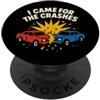 Vintage Derby Badge Mom Demo Crew Humor Demolition Derby Fan Pit Crew Crash Driver Fair Identity PopSockets PopGrip Adesivo