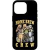 Grandio Design Beer & Alcohol Lover Drin Custodia per iPhone 16 Pro Home Brew Crew Bears Birra artigianale Birra Brewmaster divertente