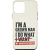 Dad Husband Family Life Custodia per iPhone 12 mini Divertente padre figlia citazione uomo adulto papà protettivo