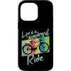 bicycle mountain bike cycling sport driv Custodia per iPhone 14 Pro Max La vita è un giro ferito