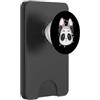 panda China animal zoo bear Himalayan ba Panda Bear - Cappello con orecchie da coniglio PopSockets PopWallet per MagSafe