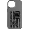 JB's Military Shop Custodia per iPhone 15 Frogman, bandiera americana nera invecchiata