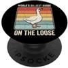 Funny Silly Goose Oca stupida sul sciolto PopSockets PopGrip Adesivo