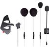 Midland - Kit Completo per Second Cuffie C1439.02, Compatibile con BT Mini, Altoparlanti RCF, Doppio Microfono, Connettore e Sistema di Fissaggio, Omologato ECE 22.06