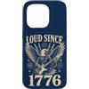 Patriotic USA America Anniversary Pride Custodia per iPhone 15 Pro Forte dal 1776 Patriotic Eagle Guitar Fireworks USA