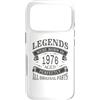 Mocking Merch Custodia per iPhone 17 Pro Le leggende sono nate nel 1976 invecchiate perfettamente tutte le parti originali