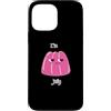 YO! Custodia per iPhone 13 Pro Max I'm Jelly Grumpy Pink Dessert Divertente gioco di parole scherzo dei cartoni animati