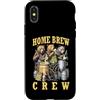 Grandio Design Beer & Alcohol Lover Drin Custodia per iPhone X/XS Home Brew Crew Bears Birra artigianale Birra Brewmaster divertente