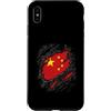 National Pride Designs Custodia per iPhone XS Max Strappato Cina Bandiera Patriottica Nazionale Simbolo