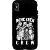 Grandio Design Beer & Alcohol Lover Drin Custodia per iPhone X/XS Home Brew Crew Bears Birra artigianale Birra Brewmaster divertente