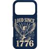Patriotic USA America Anniversary Pride Custodia per iPhone 17 Pro Forte dal 1776 Patriotic Eagle Guitar Fireworks USA