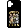 Grandio Design Beer & Alcohol Lover Drin Custodia per iPhone 16 Plus Home Brew Crew Bears Birra artigianale Birra Brewmaster divertente