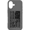 JB's Military Shop Custodia per iPhone 17 Frogman, bandiera americana nera invecchiata