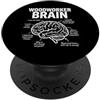 Woodworker Brain Funny Woodworking Appar Falegname Cervello Divertente Carpentiere Falegname Officina Umorismo PopSockets PopGrip Adesivo